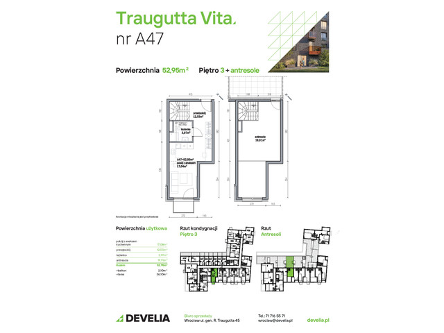 Mieszkanie w inwestycji Traugutta Vita, symbol A47 » nportal.pl