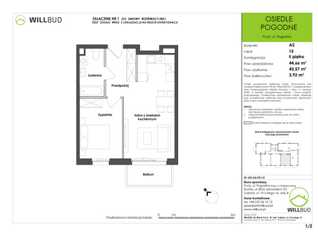 Mieszkanie w inwestycji OSIEDLE POGODNE, symbol OP/A2/P2/15 » nportal.pl