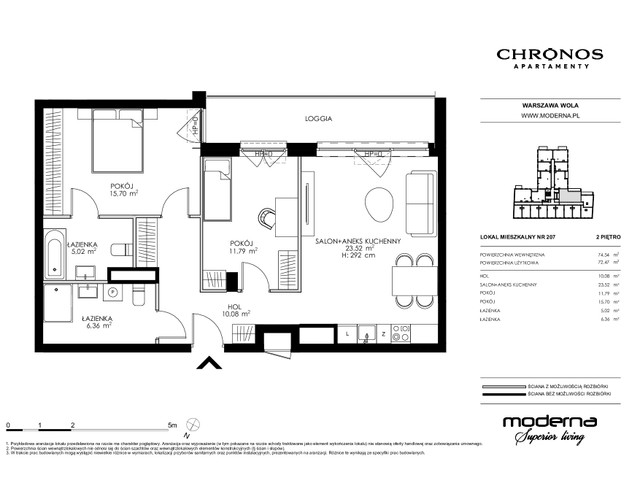 Mieszkanie w inwestycji Chronos, symbol 207 » nportal.pl