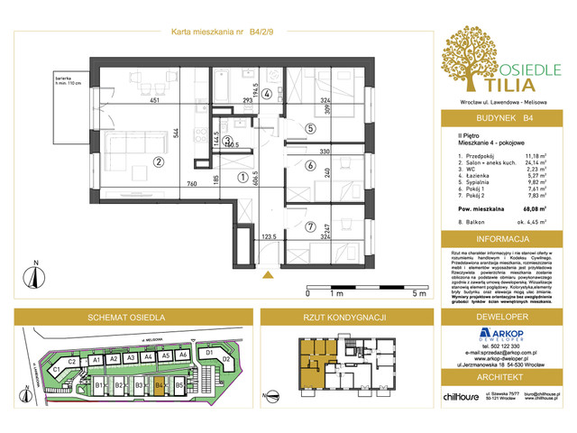 Mieszkanie w inwestycji Osiedle Tilia, symbol B4-B4/2/9 » nportal.pl