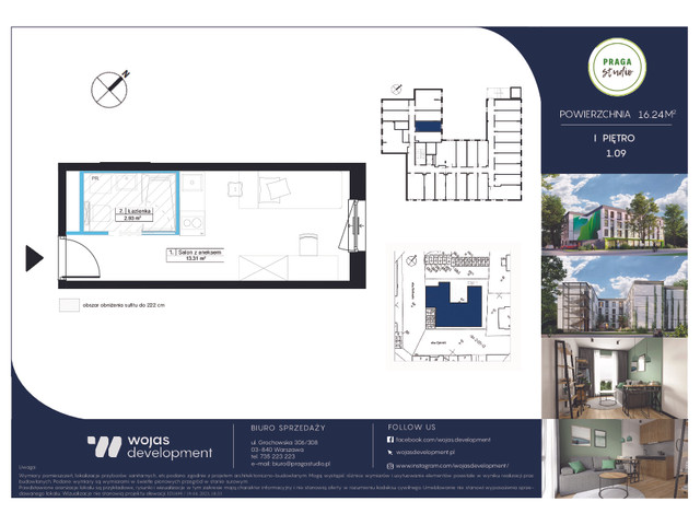 Mieszkanie w inwestycji PRAGA STUDIO, symbol 1.09 » nportal.pl