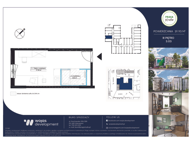 Mieszkanie w inwestycji PRAGA STUDIO, symbol 3.03 » nportal.pl