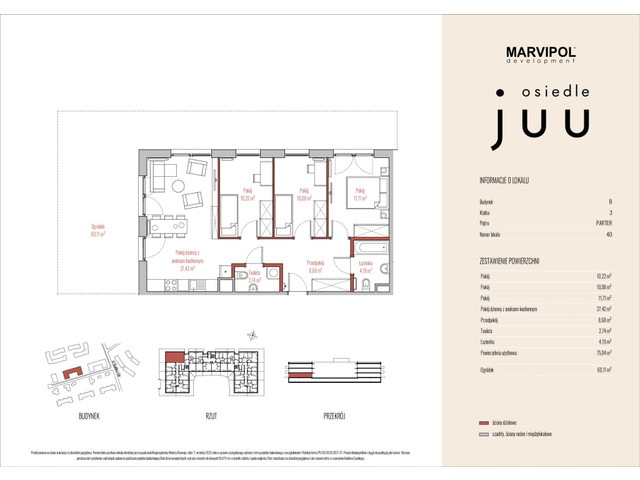 Mieszkanie w inwestycji OSIEDLE JUU, symbol B_M040 » nportal.pl