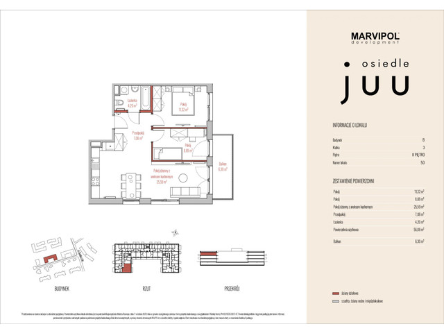 Mieszkanie w inwestycji OSIEDLE JUU, symbol B_M050 » nportal.pl