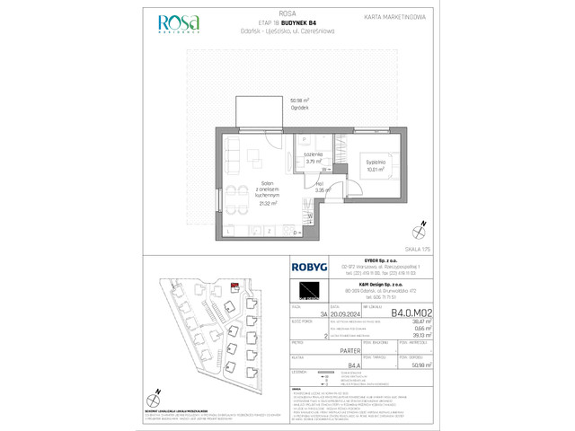 Mieszkanie w inwestycji Rosa Residence, symbol B4.0M02 » nportal.pl