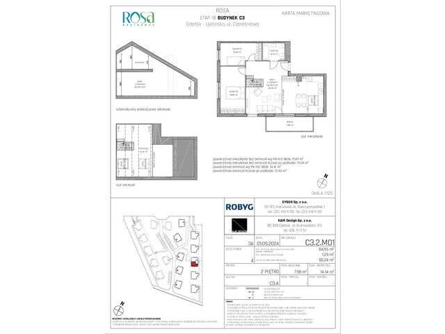 Mieszkanie w inwestycji Rosa Residence, symbol C3.2M01 » nportal.pl