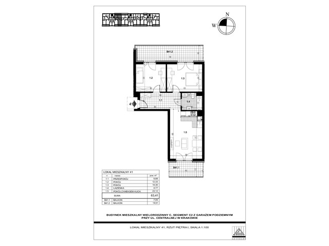 Mieszkanie w inwestycji Centralna C, symbol 41 » nportal.pl