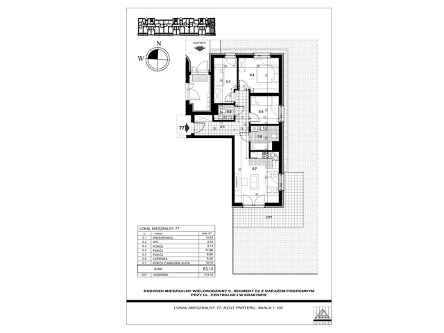 Mieszkanie w inwestycji Centralna C, symbol 77 » nportal.pl