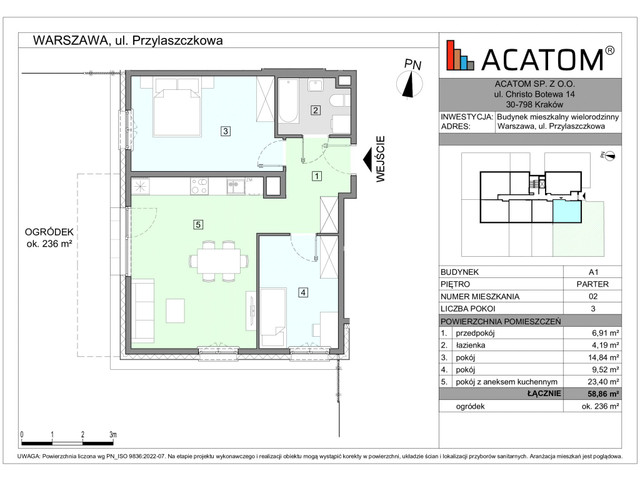 Mieszkanie w inwestycji Wawer Go 2.p, symbol A1_M2 » nportal.pl