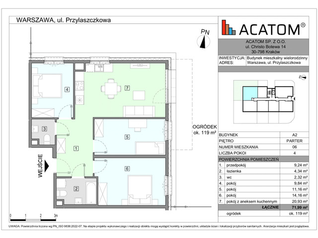 Mieszkanie w inwestycji Wawer Go 2.p, symbol A2_M6 » nportal.pl