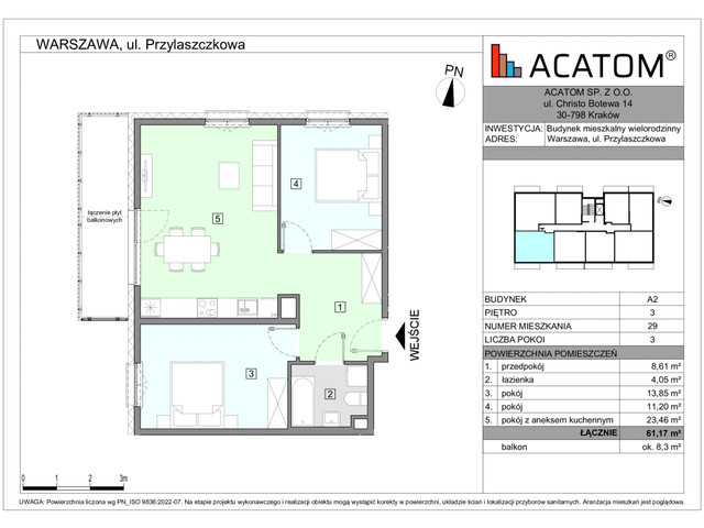 Mieszkanie w inwestycji Wawer Go 2.p, symbol A2_M29 » nportal.pl