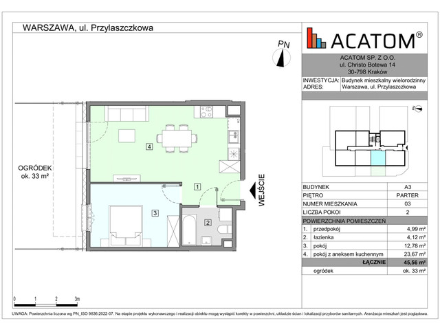 Mieszkanie w inwestycji Wawer Go 2.p, symbol A3_M3 » nportal.pl