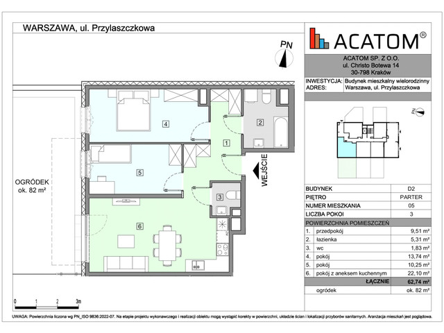 Mieszkanie w inwestycji Wawer Go 2.p, symbol D2_M5 » nportal.pl