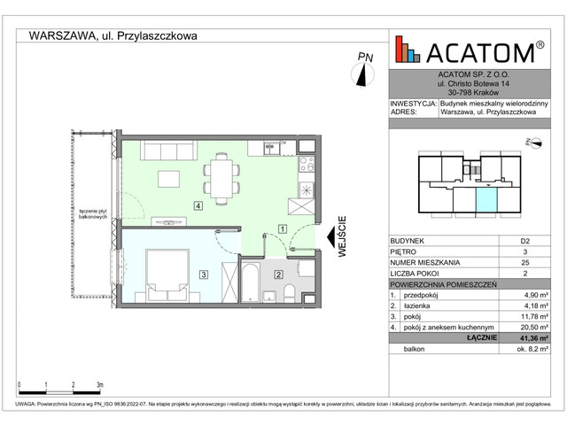 Mieszkanie w inwestycji Wawer Go 2.p, symbol D2_M25 » nportal.pl