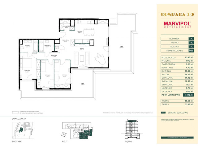 Mieszkanie w inwestycji CONRADA 30, symbol A084 » nportal.pl