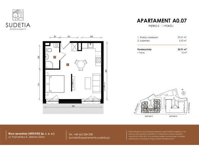 Mieszkanie w inwestycji APARTAMENTY SUDETIA, symbol A0.07 » nportal.pl