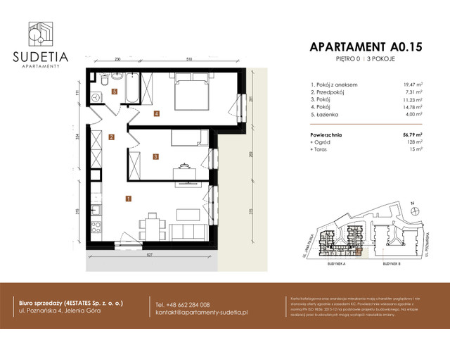 Mieszkanie w inwestycji APARTAMENTY SUDETIA, symbol A0.15 » nportal.pl