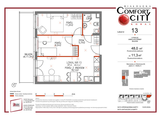 Mieszkanie w inwestycji Comfort City Koral, symbol 13 » nportal.pl