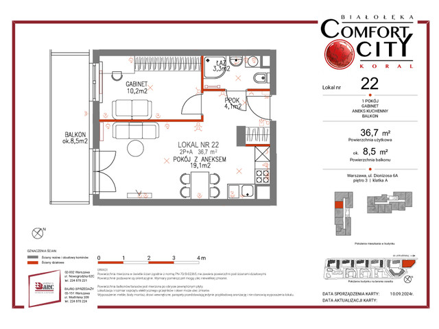 Mieszkanie w inwestycji Comfort City Koral, symbol 22 » nportal.pl