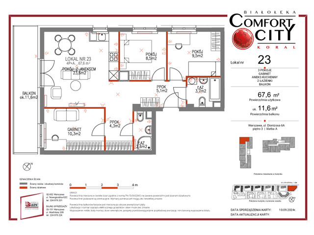 Mieszkanie w inwestycji Comfort City Koral, symbol 23 » nportal.pl