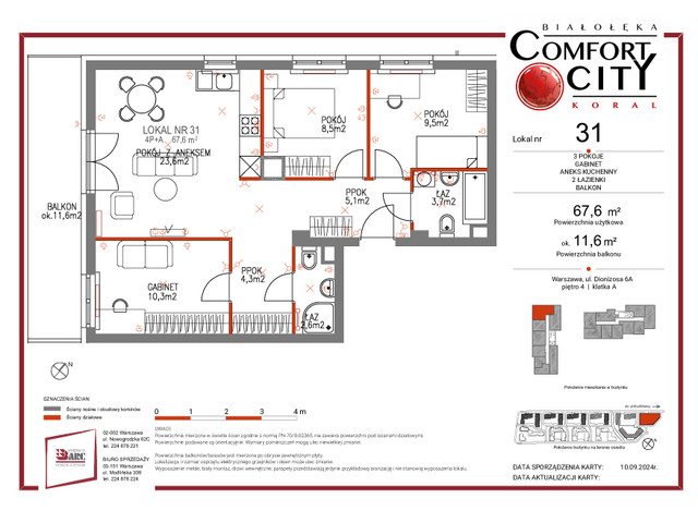 Mieszkanie w inwestycji Comfort City Koral, symbol 31 » nportal.pl