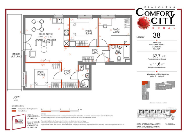 Mieszkanie w inwestycji Comfort City Koral, symbol 38 » nportal.pl