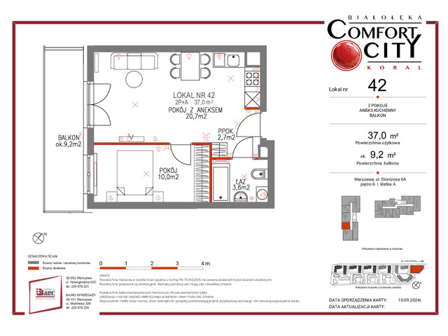 Mieszkanie w inwestycji Comfort City Koral, symbol 42 » nportal.pl