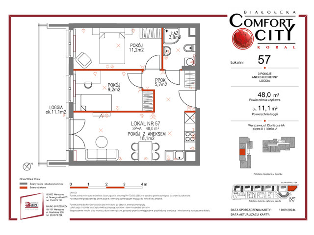 Mieszkanie w inwestycji Comfort City Koral, symbol 57 » nportal.pl