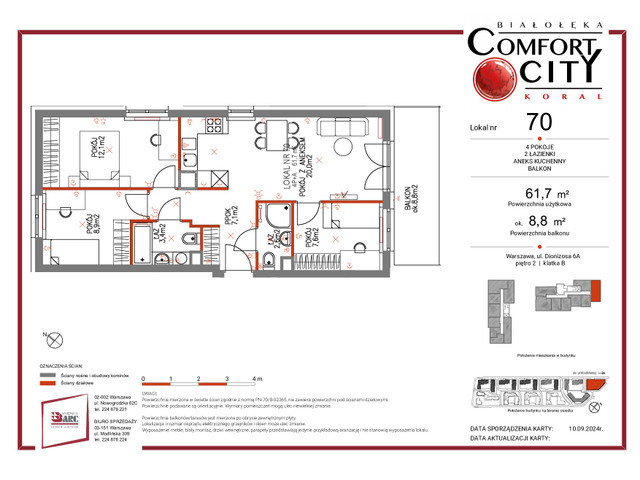 Mieszkanie w inwestycji Comfort City Koral, symbol 70 » nportal.pl