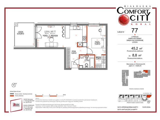 Mieszkanie w inwestycji Comfort City Koral, symbol 77 » nportal.pl