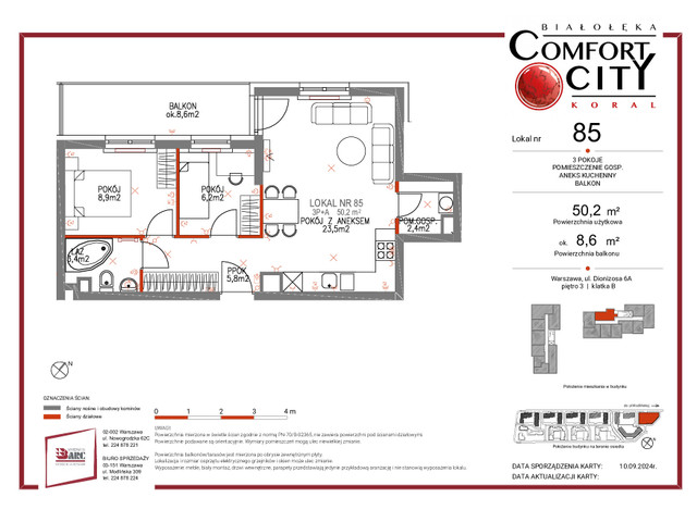 Mieszkanie w inwestycji Comfort City Koral, symbol 85 » nportal.pl