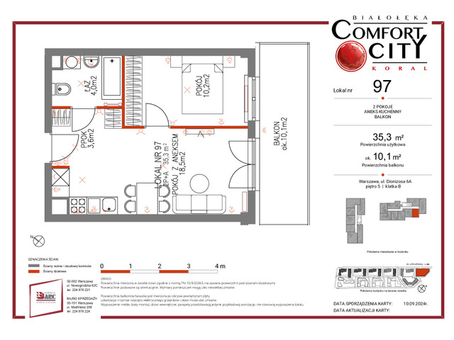 Mieszkanie w inwestycji Comfort City Koral, symbol 97 » nportal.pl