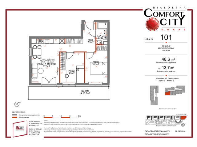 Mieszkanie w inwestycji Comfort City Koral, symbol 101 » nportal.pl