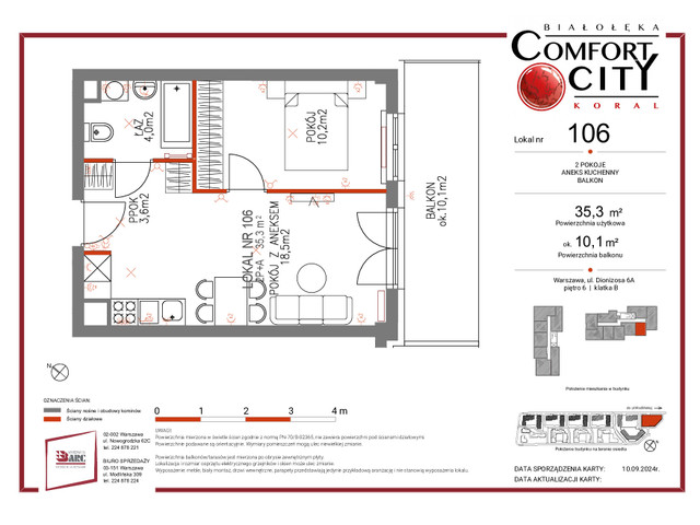 Mieszkanie w inwestycji Comfort City Koral, symbol 106 » nportal.pl