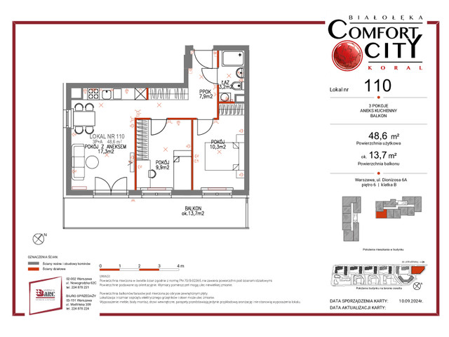 Mieszkanie w inwestycji Comfort City Koral, symbol 110 » nportal.pl