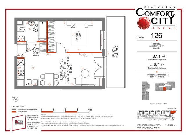 Mieszkanie w inwestycji Comfort City Koral, symbol 126 » nportal.pl