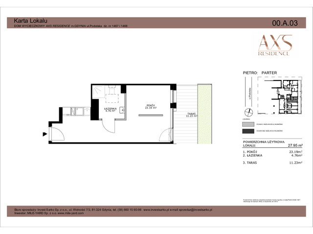 Mieszkanie w inwestycji AXS Residence, symbol 00.A.03 » nportal.pl