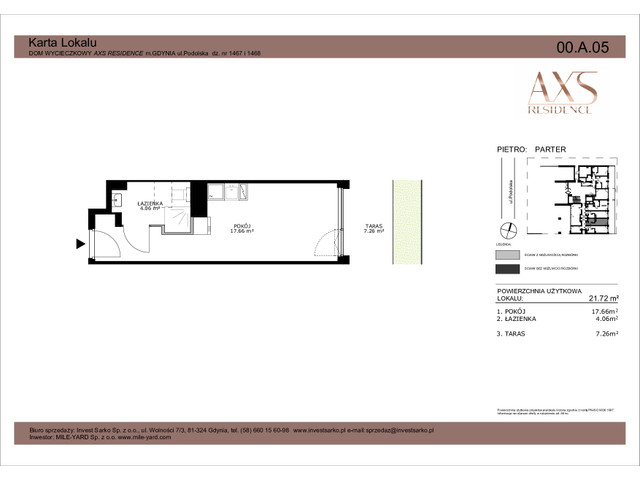 Mieszkanie w inwestycji AXS Residence, symbol 00.A.05 » nportal.pl