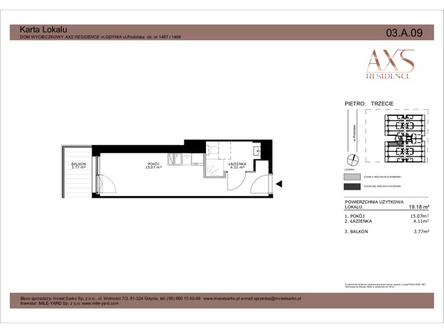 Mieszkanie w inwestycji AXS Residence, symbol 03.A.09 » nportal.pl