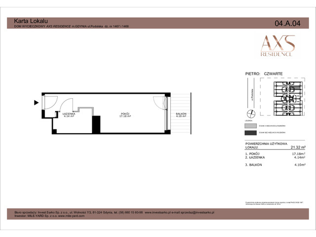 Mieszkanie w inwestycji AXS Residence, symbol 04.A.04 » nportal.pl