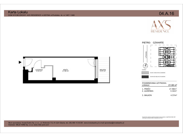 Mieszkanie w inwestycji AXS Residence, symbol 04.A.16 » nportal.pl