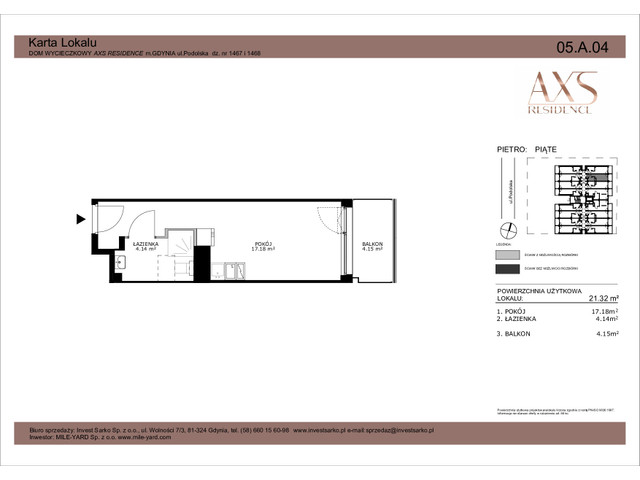 Mieszkanie w inwestycji AXS Residence, symbol 05.A.04 » nportal.pl