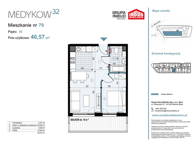 Mieszkanie w inwestycji Medyków 32, symbol M.79 » nportal.pl