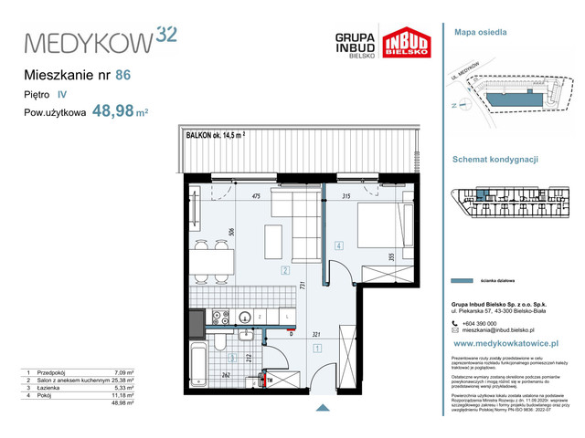 Mieszkanie w inwestycji Medyków 32, symbol M.86 » nportal.pl