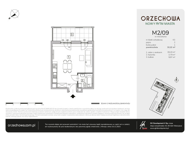 Mieszkanie w inwestycji Orzechowa, symbol M2/09 » nportal.pl