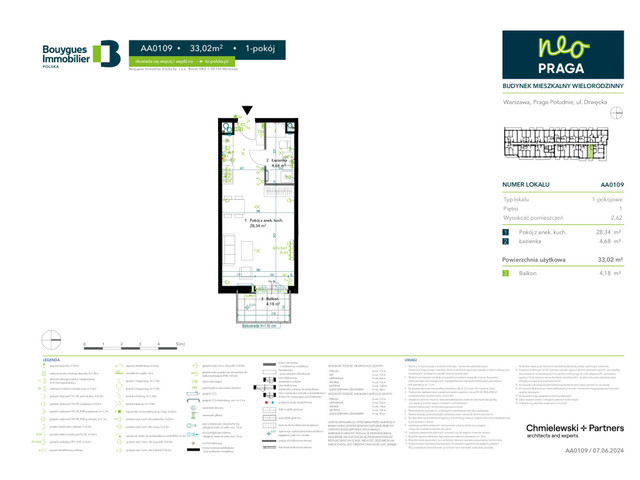 Mieszkanie w inwestycji Neo Praga, symbol AA0109 » nportal.pl