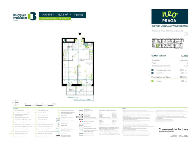 Mieszkanie w inwestycji Neo Praga, symbol AA0303 » nportal.pl