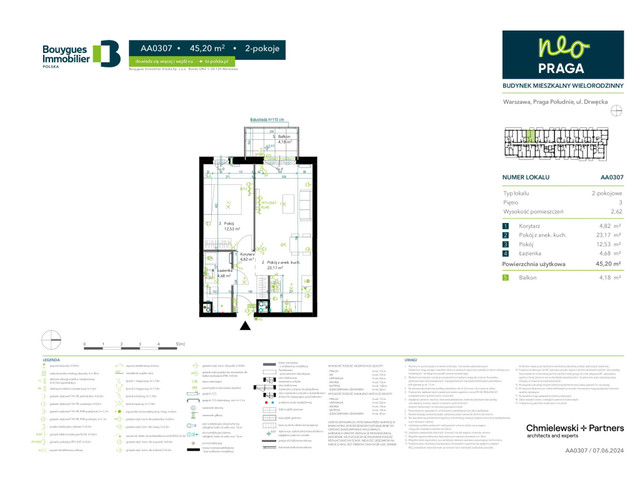 Mieszkanie w inwestycji Neo Praga, symbol AA0307 » nportal.pl