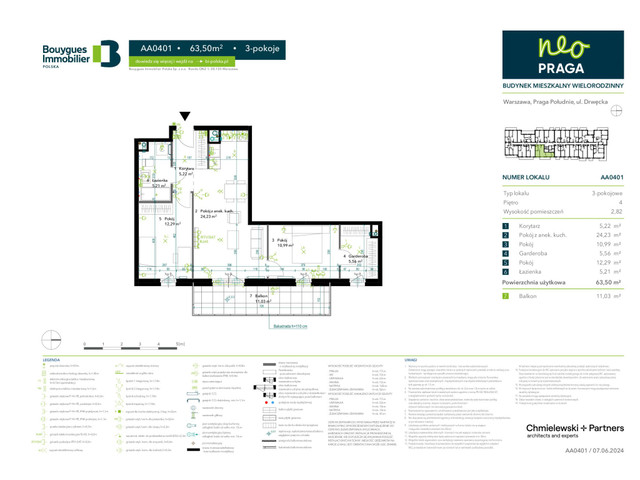 Mieszkanie w inwestycji Neo Praga, symbol AA0401 » nportal.pl