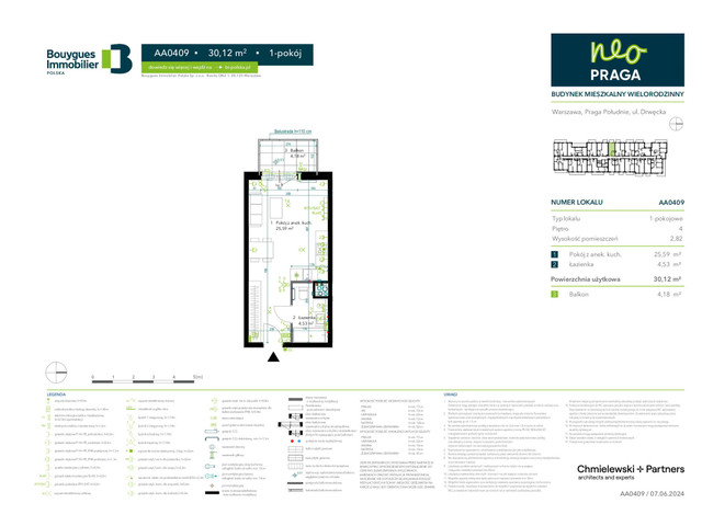 Mieszkanie w inwestycji Neo Praga, symbol AA0409 » nportal.pl